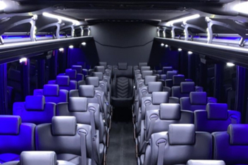 Pomona Charter Bus Interior