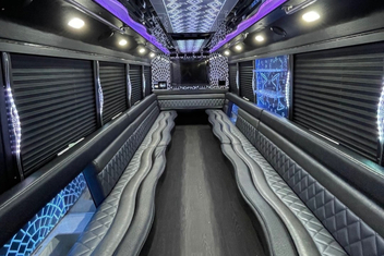 Pomona Party Bus Interior