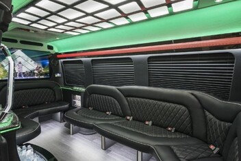 Pomona Sprinter Party Bus Interior