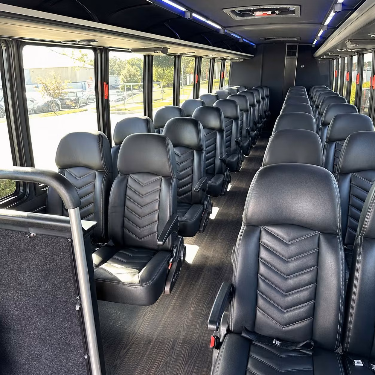 28 passenger minibus inside