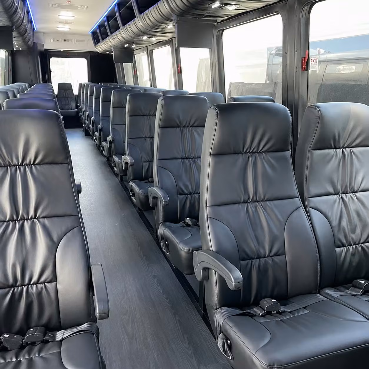 28 passenger minibus interior