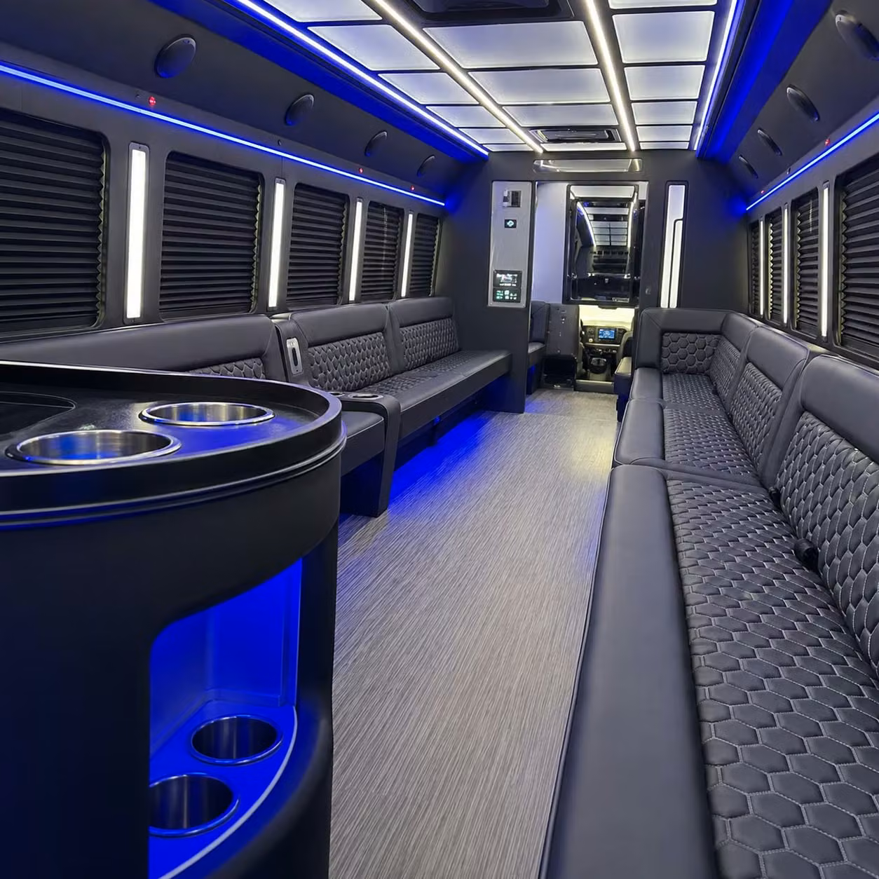 party bus interior