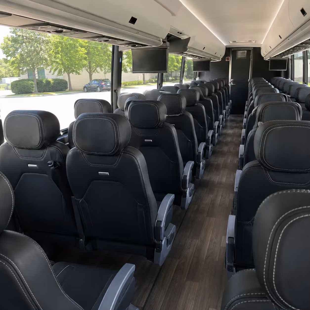 pomona charter bus interior
