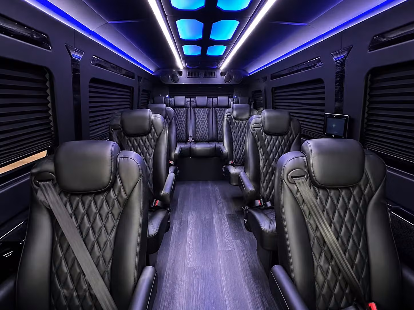 sprinter van with driver interior