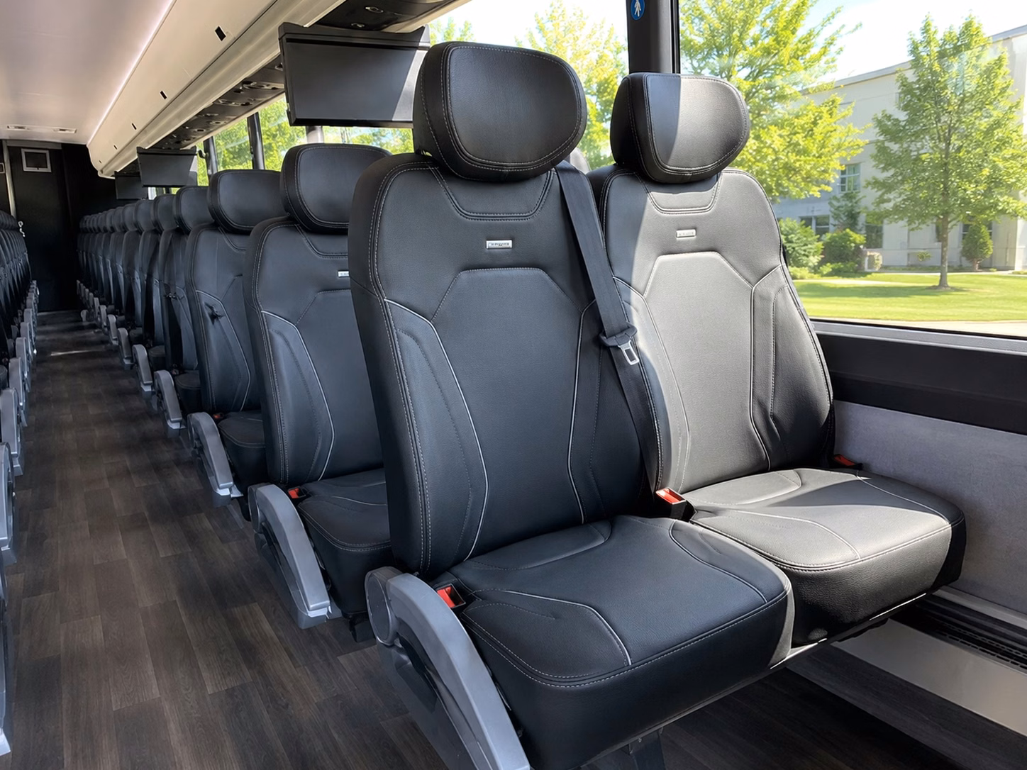 use a charter bus to move your entire wedding party across pomona